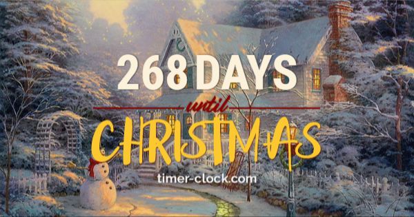 HOW MANY DAYS UNTIL CHRISTMAS 2026